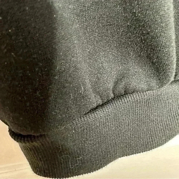 Happy Holidays! Christmas Snowman Sweatshirt Black Size Medium - Picture 12 of 16